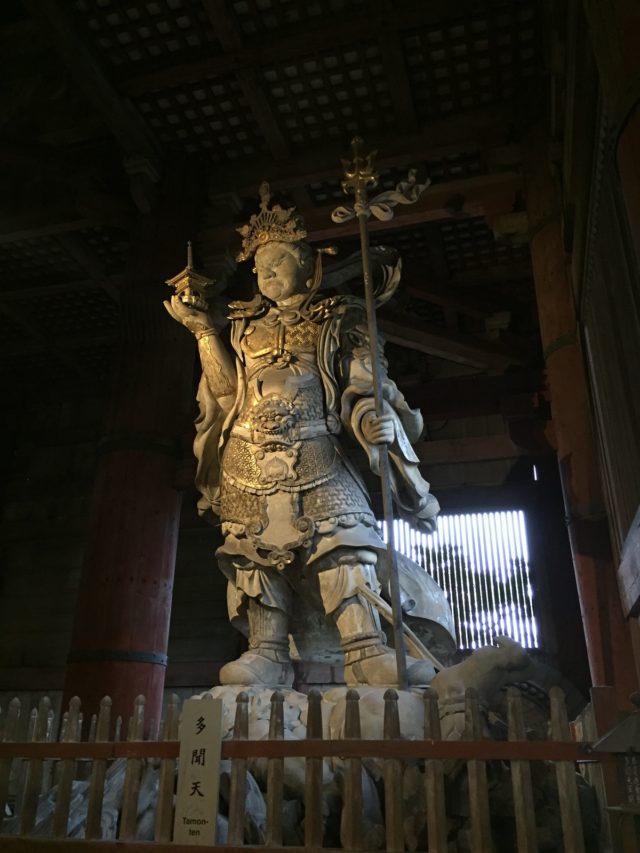 多聞天　奈良のパワースポット　東大寺